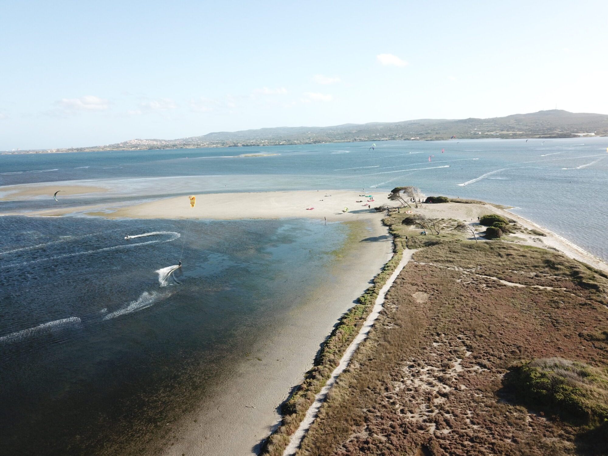 Punta Trettu, der beste Kite Spot Sardiniens