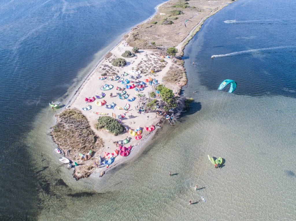 Punta Trettu Kite Beach Il miglior kite spot della Sardegna